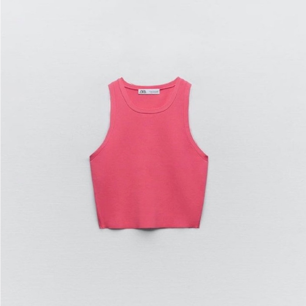 ZARA Pink Crop Top